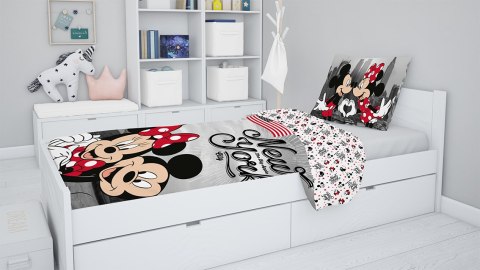 Pościel bawełniana 140x200 Myszka Mini i Miki New York Love poszewka 60x80 JF 02 Pościel bawełniana 140x200 Myszka Mini i Miki New York Love poszewka 60x80 JF 02