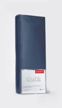 Prześcieradło satynowe z gumką 160x200 denim granatowe jednobarwne Pure Prześcieradło satynowe z gumką 160x200 denim granatowe jednobarwne Pure