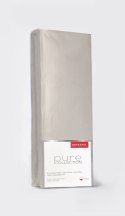 Prześcieradło satynowe z gumką 220x200 beżowe jednobarwne Pure Prześcieradło satynowe z gumką 220x200 beżowe jednobarwne Pure