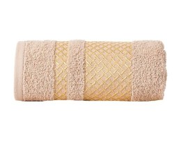 Ręcznik Lionel 50x90 beżowy ze złotą bordiurą LIONEL/RB0/790/050090/1