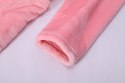 Szlafrok z kapturem Carlo 2 XL/3XL różowy z mikrofibry