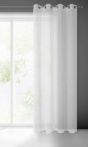 Firana 140x250 Carla biała gotowa na przelotkach Eurofirany E12 Firana 140x250 Carla biała gotowa na przelotkach Eurofirany E12