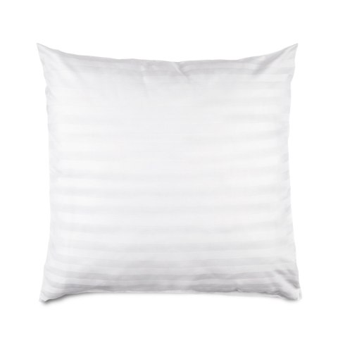 Poszewka bambusowa 40x40 biała paski satyna bawełniana jednobarwna Bamboo 23 Poszewka bambusowa 40x40 biała paski satyna bawełniana jednobarwna Bamboo 23