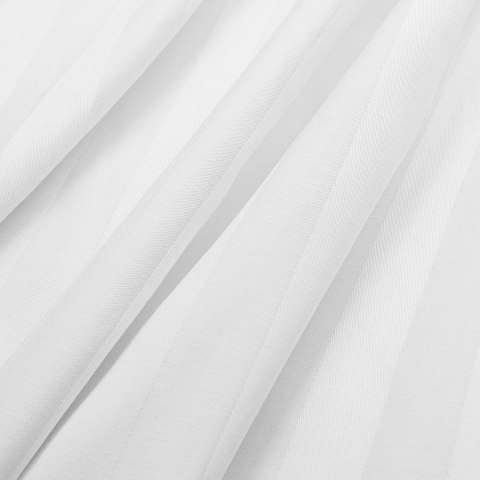 Poszewka bambusowa 40x40 biała paski satyna bawełniana jednobarwna Bamboo 23 Poszewka bambusowa 40x40 biała paski satyna bawełniana jednobarwna Bamboo 23