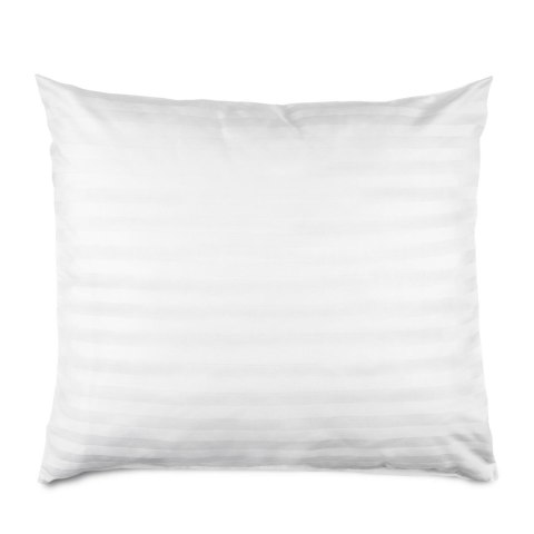 Poszewka bambusowa 50x60 biała paski satyna bawełniana jednobarwna Bamboo 23 Poszewka bambusowa 50x60 biała paski satyna bawełniana jednobarwna Bamboo 23