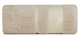Ręcznik Sylwia 2 50x90 beżowy 500 g/m2 frotte Eurofirany