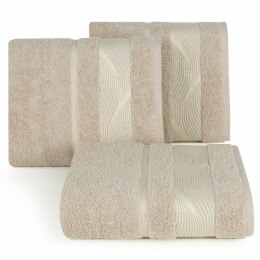 Ręcznik Sylwia 2 50x90 beżowy 500 g/m2 frotte Eurofirany