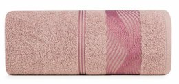 Ręcznik Sylwia 2 50x90 pudrowy 500 g/m2 frotte Eurofirany