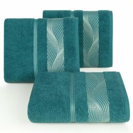 Ręcznik Sylwia 2 50x90 turkusowy 500 g/m2 frotte Eurofirany