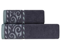 Ręcznik Victoria 50x90 szary ciemny 500g/m2 frotte