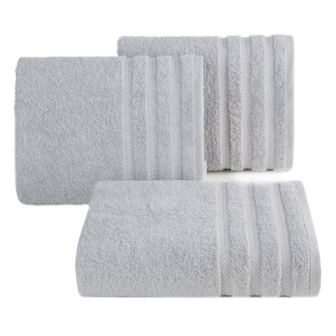 Ręcznik Vito 70x140 srebrny 480 g/m2 frotte bawełniany Eurofirany Ręcznik Vito 70x140 srebrny 480 g/m2 frotte bawełniany Eurofirany