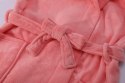 Szlafrok z kapturem Carlo 2XL/3XL koralowy z mikrofibry Szlafrok z kapturem Carlo 2XL/3XL koralowy z mikrofibry