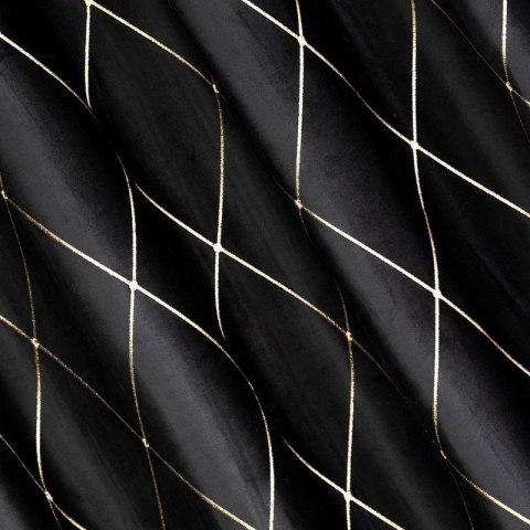 Zasłona 140x250 Margo czarna welurowa gotowa na przelotkach Pierre Cardin Zasłona 140x250 Margo czarna welurowa gotowa na przelotkach Pierre Cardin