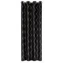 Zasłona 140x250 Margo czarna welurowa gotowa na przelotkach Pierre Cardin Zasłona 140x250 Margo czarna welurowa gotowa na przelotkach Pierre Cardin