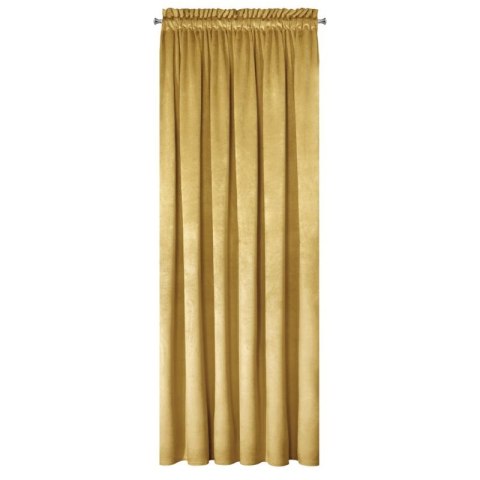 Zasłona 140x300 musztardowa welurowa gotowa na taśmie Pierre Cardin 1