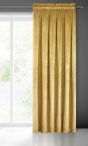 Zasłona 140x300 musztardowa welurowa gotowa na taśmie Pierre Cardin 1