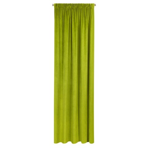 Zasłona 140x300 oliwkowa welurowa gotowa na taśmie Pierre Cardin 1