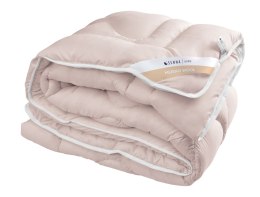 Kołdra wełniana 135x200 Merino Wool różowa 100% naturalna wełna owcza Inter Widex