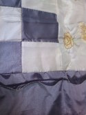 Narzuta dekoracyjna 220x240 + 2 poszewki wzór 1033 stalowo-kremowa Narzuta dekoracyjna 220x240 + 2 poszewki wzór 1033 stalowo-kremowa