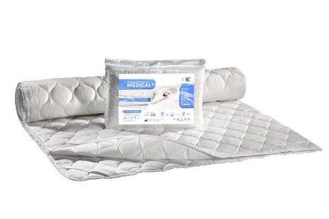 Podkład na materac antyalergiczny 120x200 Medical biały z gumką AMW