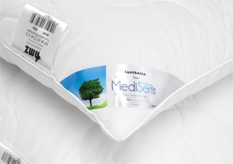 Poduszka antyalergiczna 40x40 Medisens pikowana 200g biała AMZ Poduszka antyalergiczna 40x40 Medisens pikowana 200g biała AMZ