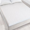 Prześcieradło frotte bez gumki 150x205 białe K11 500 Tulipan Zwoltex