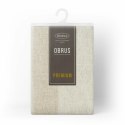 Obrus 145x240 Natu 10 naturalny beżowa lamówka Eurofirany