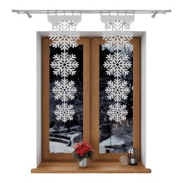Panel świąteczny żakardowy gotowy 37x145 Śnieżynka biały BN1453/PBL/001/037145/1