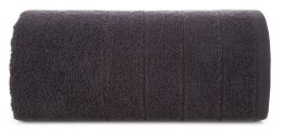 Ręcznik Dali 70x140 czarny frotte 500g/m2 Eurofirany
