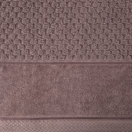 Ręcznik Frida 70x140 brązowy jasny frotte 500g/m2 Eurofirany