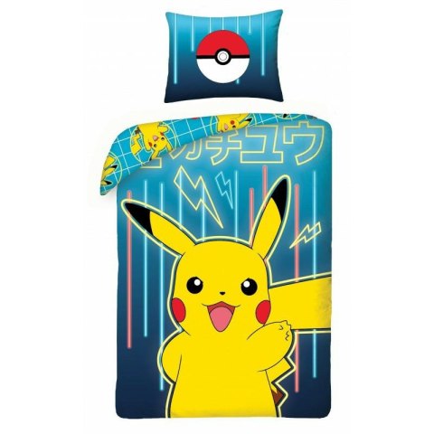 Pościel bawełniana 160x200 Pokemon dziecięca z poszewką 70x80 Kids 09 Pościel bawełniana 160x200 Pokemon dziecięca z poszewką 70x80 Kids 09