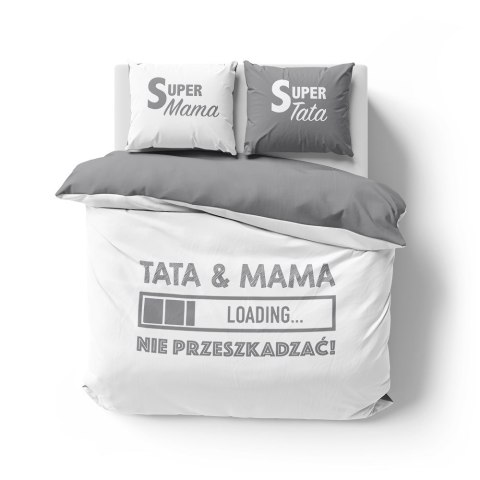 Pościel bawełniana 160x200 tata & mama nie przeszkadzać 4417 A Holland 35 Pościel bawełniana 160x200 tata & mama nie przeszkadzać 4417 A Holland 35