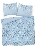 Pościel flanelowa 220x200 niebieska liście łąka 4519 B Flanela 2023 Pościel flanelowa 220x200 niebieska liście łąka 4519 B Flanela 2023