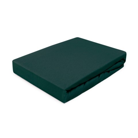 Prześcieradło jersey z gumką 180x200 036 zielone butelkowe Darymex Prześcieradło jersey z gumką 180x200 036 zielone butelkowe Darymex