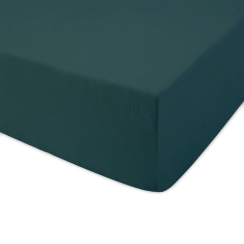 Prześcieradło jersey z gumką 180x200 036 zielone butelkowe Darymex Prześcieradło jersey z gumką 180x200 036 zielone butelkowe Darymex