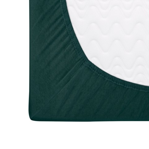 Prześcieradło jersey z gumką 180x200 036 zielone butelkowe Darymex Prześcieradło jersey z gumką 180x200 036 zielone butelkowe Darymex