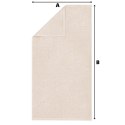 Ręcznik Bari 50x100 beżowy frotte 500 g/m2