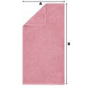 Ręcznik Bari 50x100 pudrowy frotte 500 g/m2 Ręcznik Bari 50x100 pudrowy frotte 500 g/m2