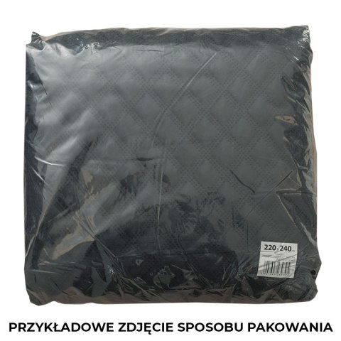 VELVI Narzuta dekoracyjna, rozmiar 220x240cm, kolor 018 ciepły jasny szary VELVI0/NAP/018/220240/1 VELVI Narzuta dekoracyjna, rozmiar 220x240cm, kolor 018 ciepły jasny szary VELVI0/NAP/018/220240/1