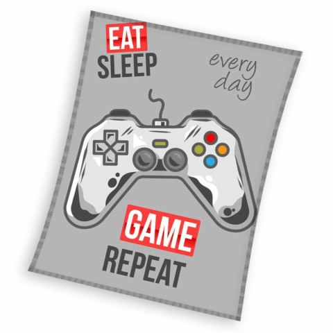 Koc polarowy 150x200 Sleep Game Repeat pad dla dracza C23 Koc polarowy 150x200 Sleep Game Repeat pad dla dracza C23