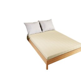Prześcieradło jersey z gumką 140x200 Dreamy Premium kremowe 100033/JEG/012/140200/1