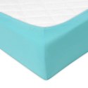 Prześcieradło jersey z gumką 140x200 turkusowe 31 Premium