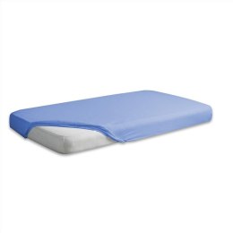 Prześcieradło jersey z gumką 90x200 niebieskie ciemne 25 Premium
