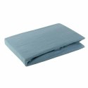 Prześcieradło jersey z gumką 90x200 niebieskie na wysoki materac 25 cm 125 g/m2 Prześcieradło jersey z gumką 90x200 niebieskie na wysoki materac 25 cm 125 g/m2