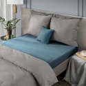 Prześcieradło jersey z gumką 90x200 niebieskie na wysoki materac 25 cm 125 g/m2 Prześcieradło jersey z gumką 90x200 niebieskie na wysoki materac 25 cm 125 g/m2
