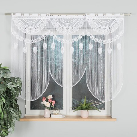 RANI Makrama żakardowa gotowa, szerokość 60 x wysokość 140cm, kolor 001 biały 001474/PBL/001/060140/1 RANI Makrama żakardowa gotowa, szerokość 60 x wysokość 140cm, kolor 001 biały 001474/PBL/001/060140/1