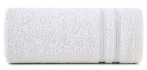 Ręcznik Emina 30x50 biały zdobiony stebnowaną bordiurą 500 g/m2 Eurofirany Ręcznik Emina 30x50 biały zdobiony stebnowaną bordiurą 500 g/m2 Eurofirany