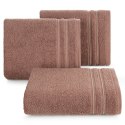 Ręcznik Emina 30x50 ceglasty zdobiony stebnowaną bordiurą 500 g/m2 Eurofirany Ręcznik Emina 30x50 ceglasty zdobiony stebnowaną bordiurą 500 g/m2 Eurofirany