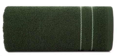 Ręcznik Emina 70x140 zielony zdobiony stebnowaną bordiurą 500 g/m2 Eurofirany Ręcznik Emina 70x140 zielony zdobiony stebnowaną bordiurą 500 g/m2 Eurofirany