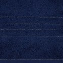 Ręcznik Gala 50x90 granatowy zdobiony błyszczącą nicią 500 g/m2 Eurofirany Ręcznik Gala 50x90 granatowy zdobiony błyszczącą nicią 500 g/m2 Eurofirany